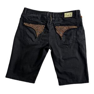 Robin's jean MENS BLACK/GOLD EMBELLISHED JEANS MADE IN USA 42